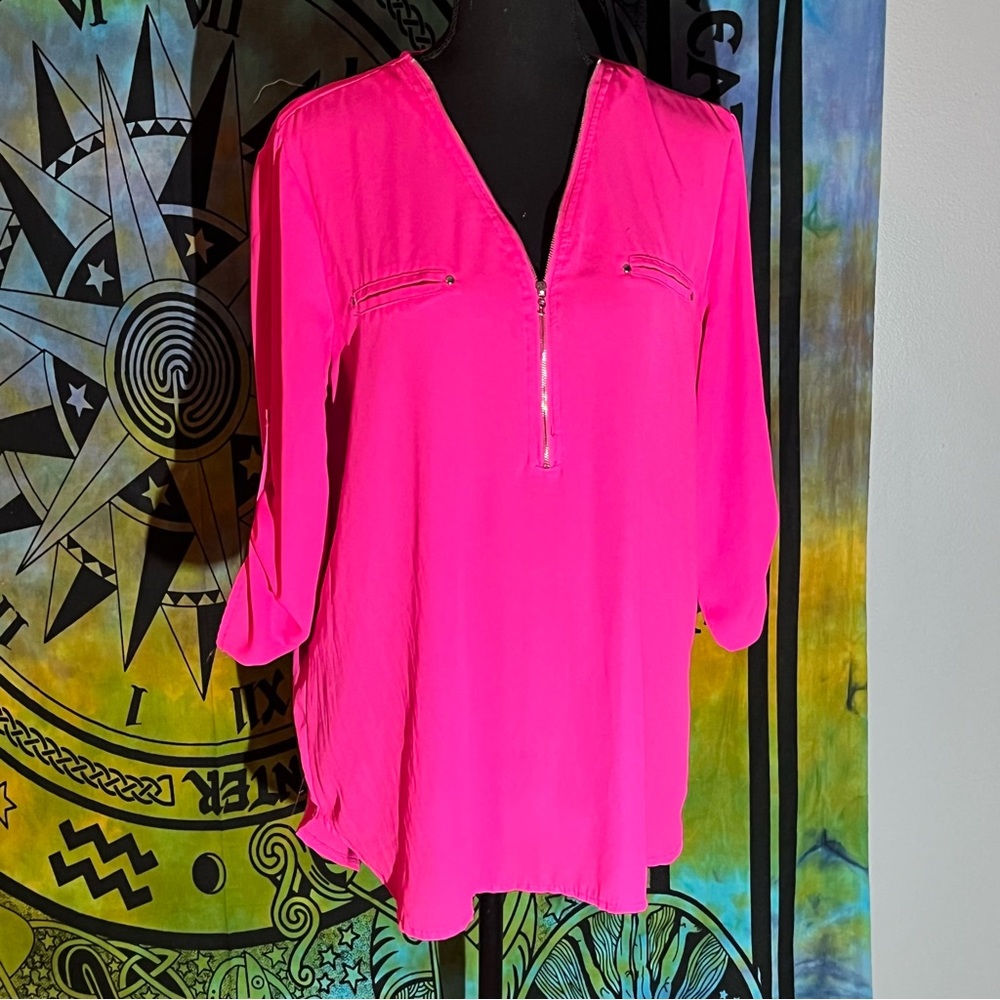 Hot Pink Blouse